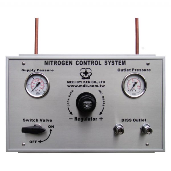 Operating Room Dedicated Dual DISS Nitrogen Outlet Control Panel